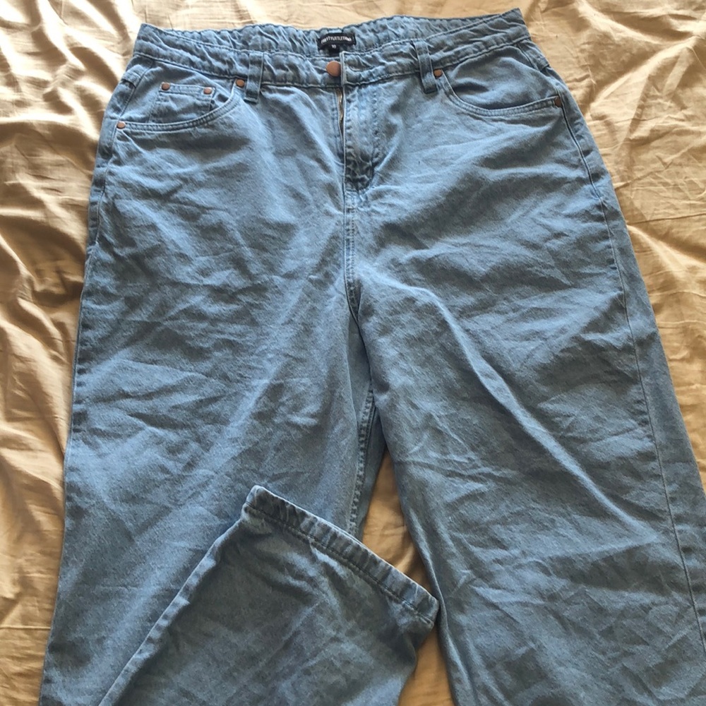 wide leg jeans